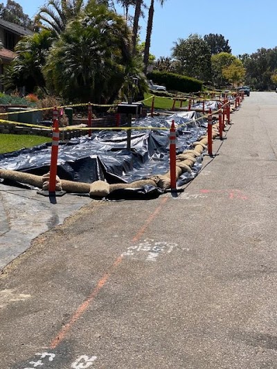 Storm drain and erosion control work
