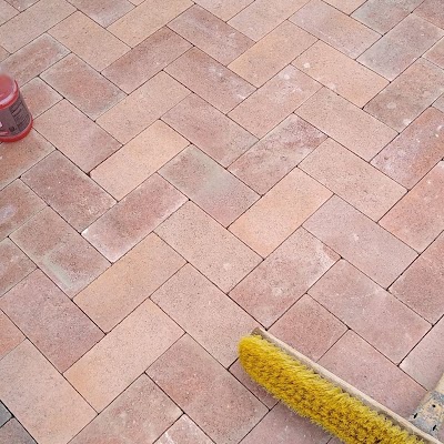 Decorative paver crosswalk